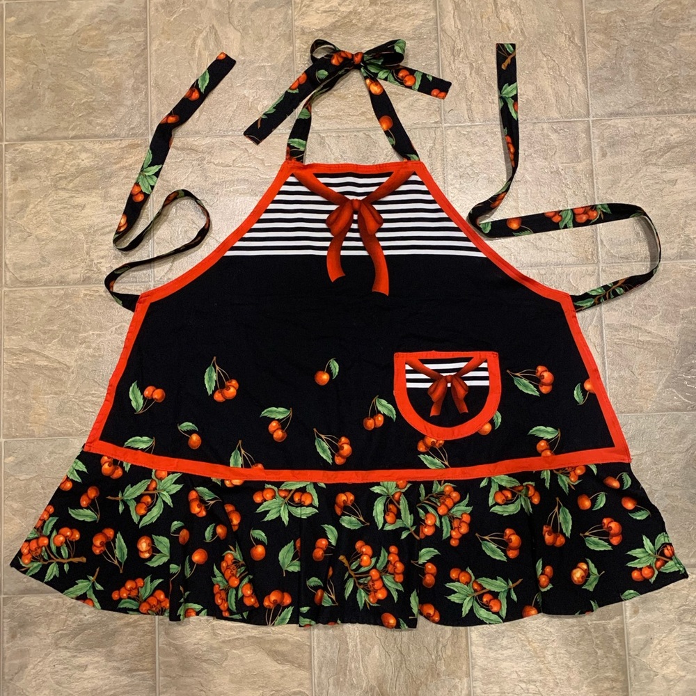 Cotton 🍒Cherry🍒 Print Apron